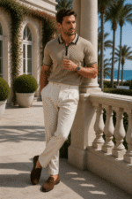 Vallière Zip Polo - Image 8