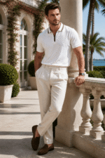 Vallière Zip Polo - Image 4